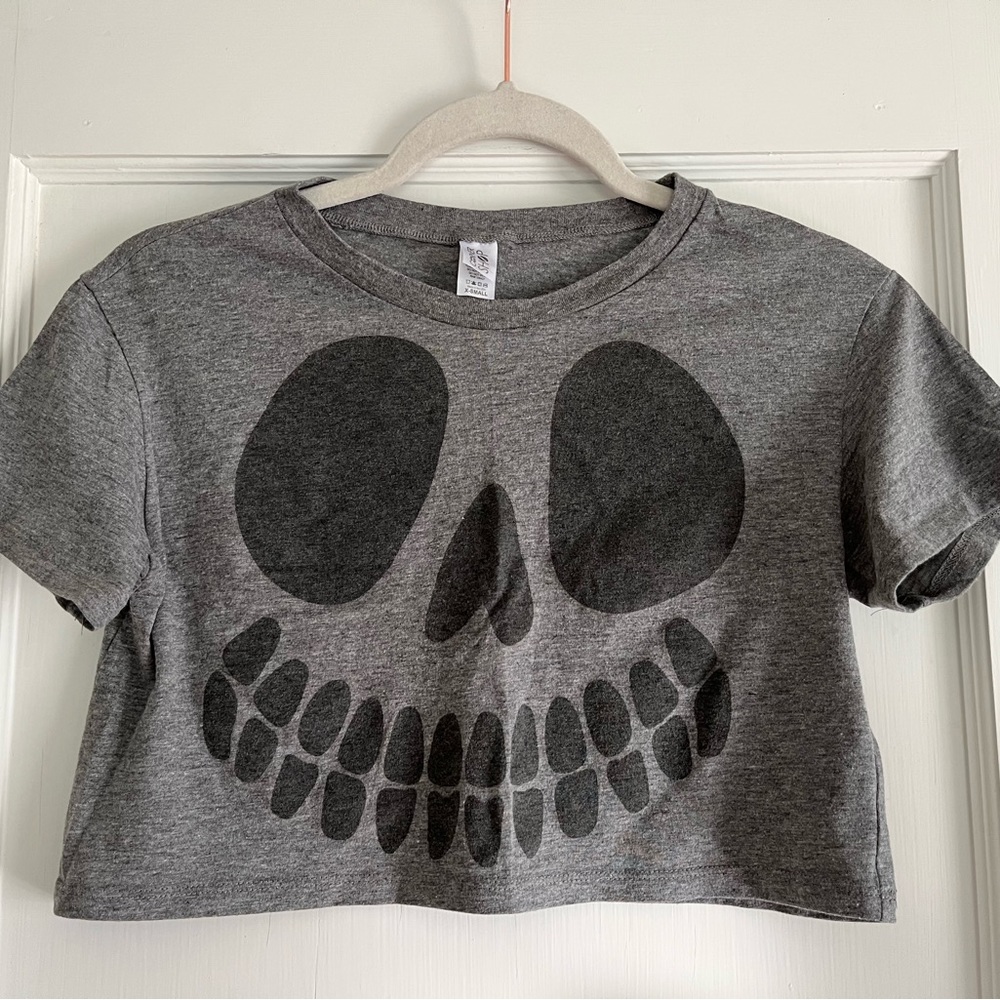 Urban Outfitters Skeleton Crop Top